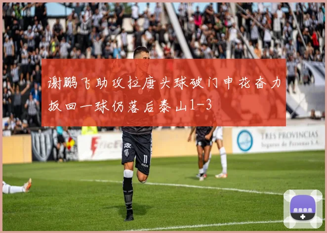 谢鹏飞助攻拉唐头球破门申花奋力扳回一球仍落后泰山1-3